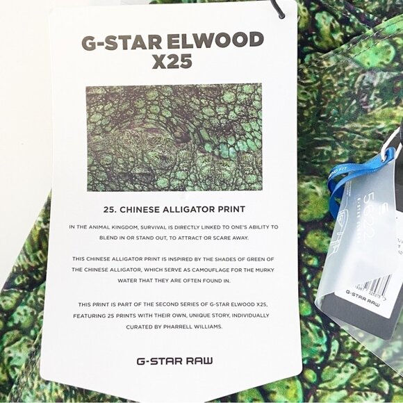 NWT G-Star RAW x Pharrell Williams Elwood 3D Boyfriend Jeans Chinese Alligator - Picture 5 of 6